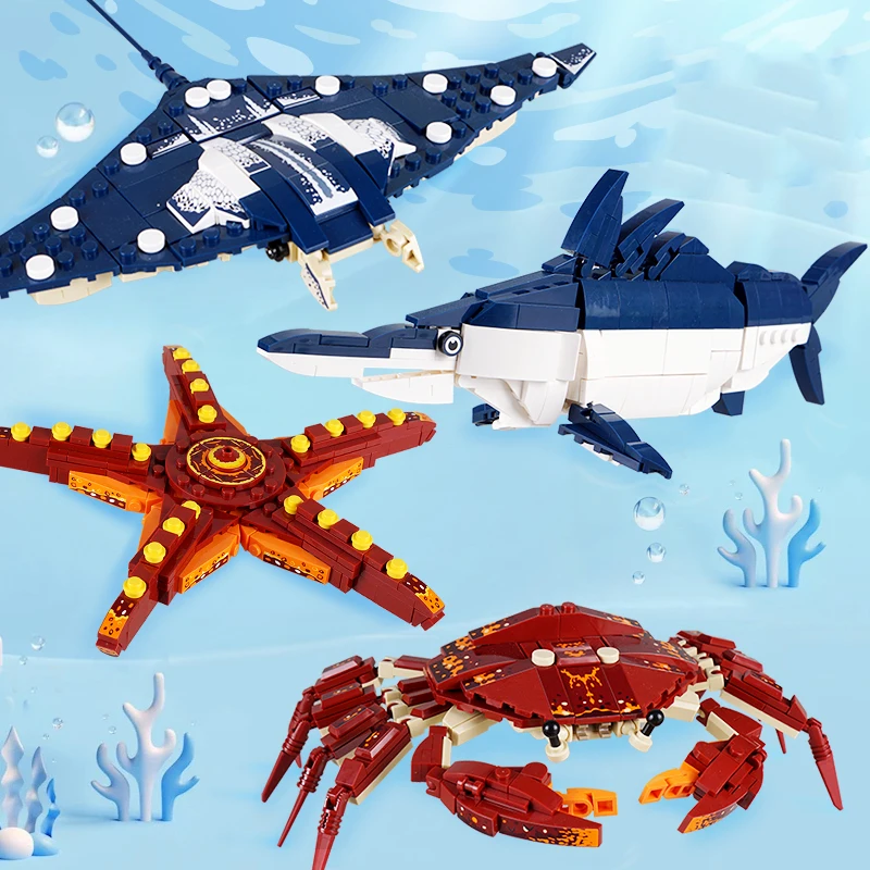 Aquarium Fish Lego - Blocchi da Costruzione Creativi a Tema