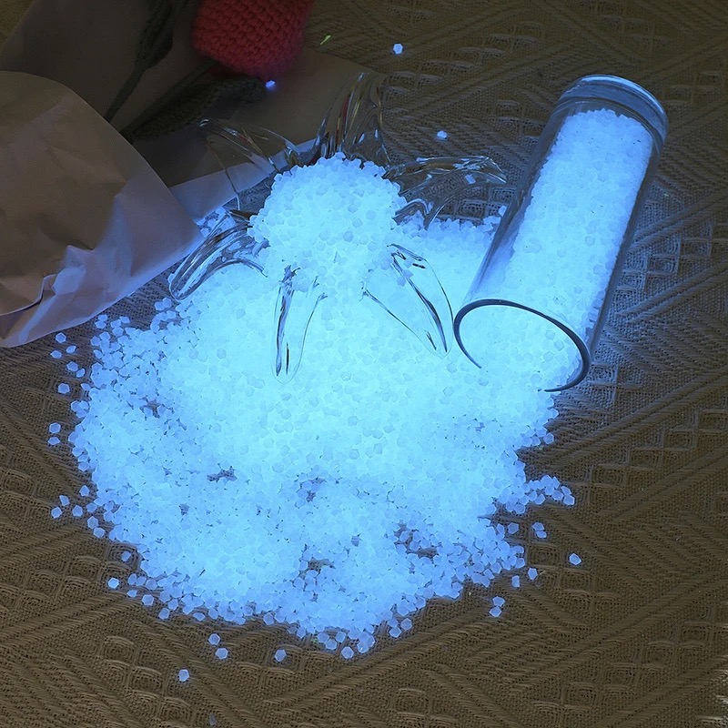 Aquarium Fish Glow In The Dark - 1000 pz 3-5mm Sabbia Luminosa Glow