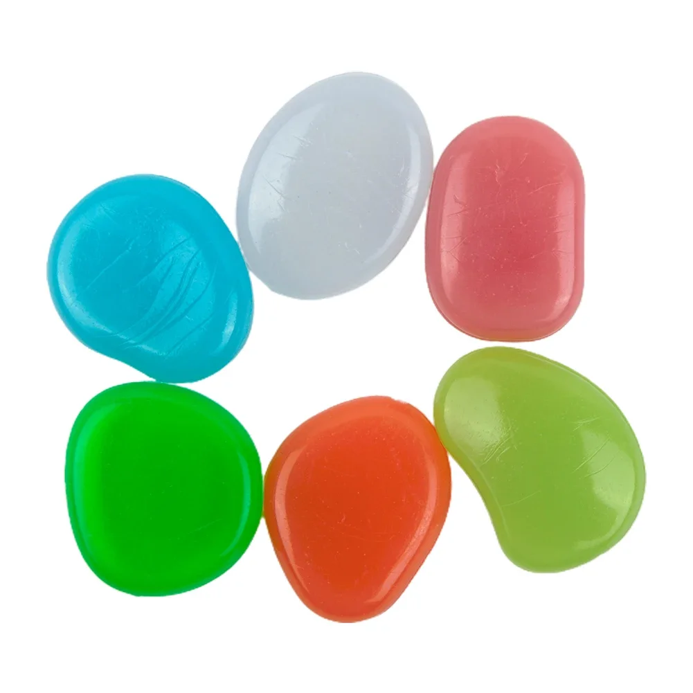 Aquarium Fish Glow In The Dark - 50 pezzi/set ciottoli che si illuminano