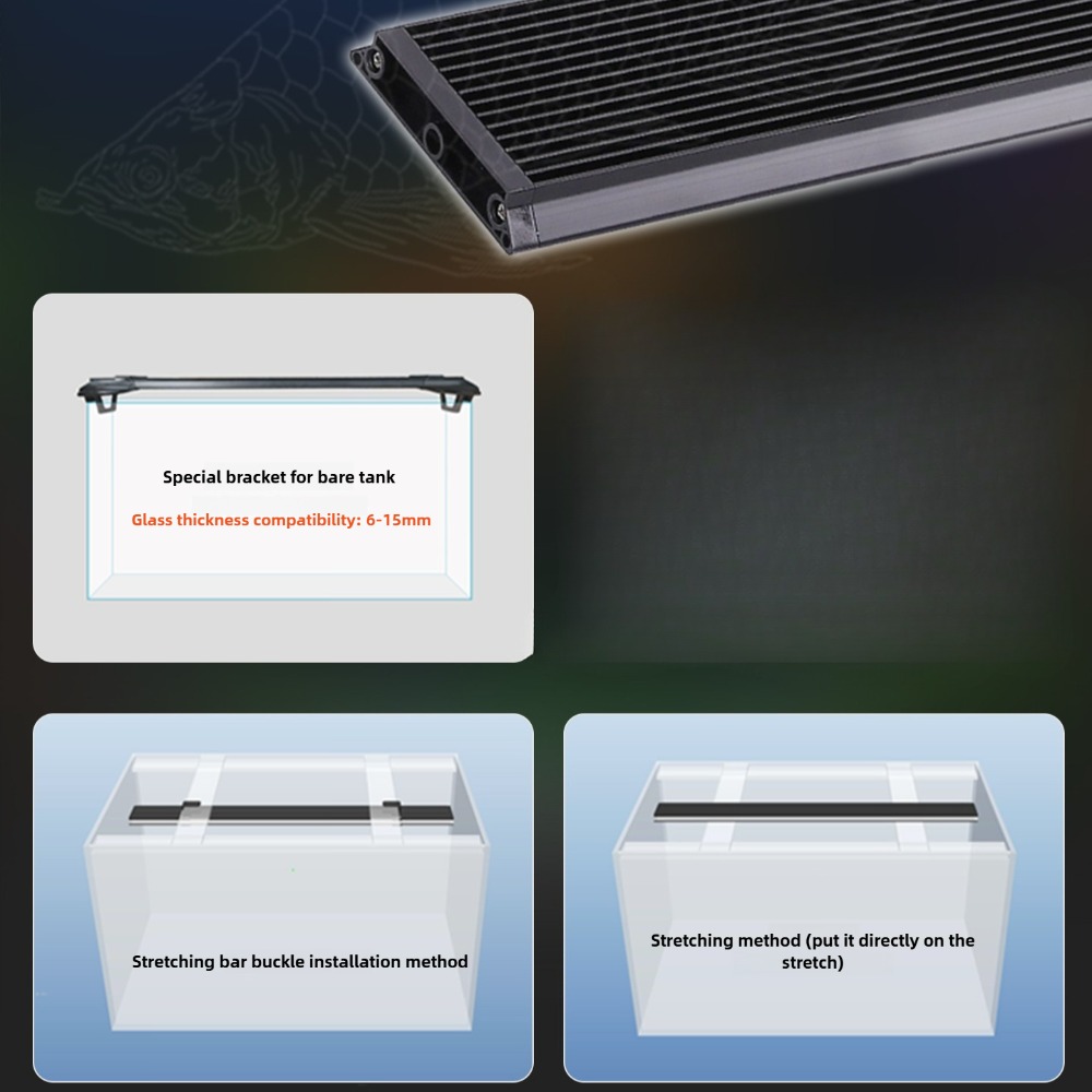Barra luminosa a LED per acqua - Aquarium Fish Parrot recensione e prezzo