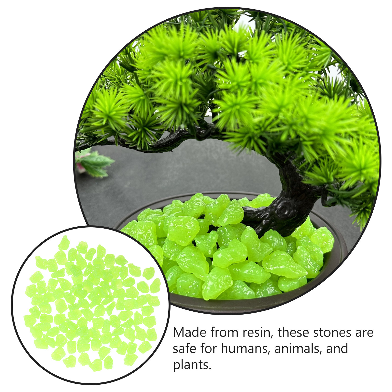1 confezione di pietre in resi - Aquarium Fish Glow In The Dark recensione e prezzo