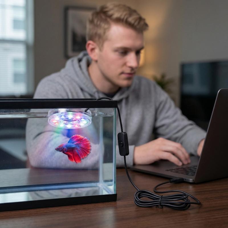 Luce LED USB per Acquario, Lam - Aquarium Fish Lego recensione e prezzo