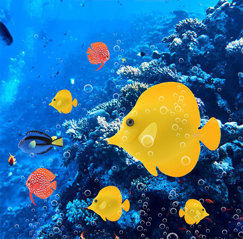 Decorazione Luminosa in Silico - Aquarium Fish Glow In The Dark recensione e prezzo