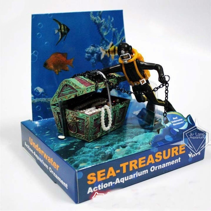 1PC Fish Tank Decoration Treas - Aquarium Fish Price recensione e prezzo